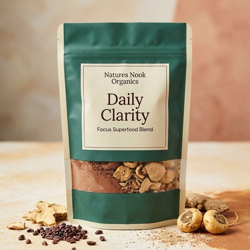 Natures Nook Organics Daily Clarity pouch, 385 g (13.6 oz)