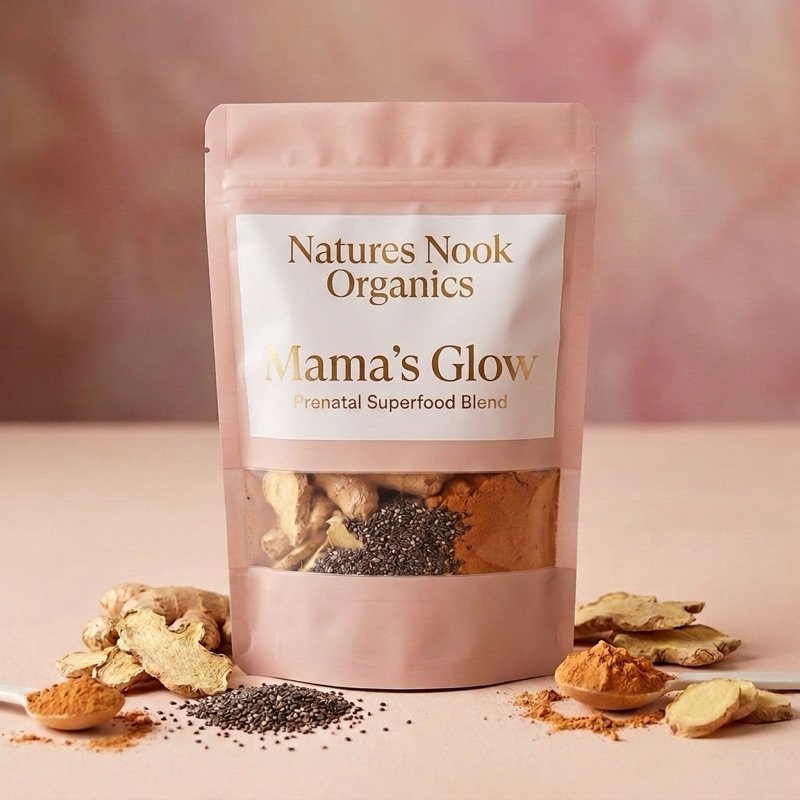 Natures Nook Organics Mama's Glow pouch, 350 g (12.3 oz)